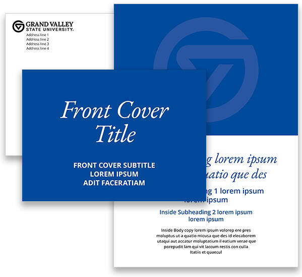 A mockup of a card and envelope